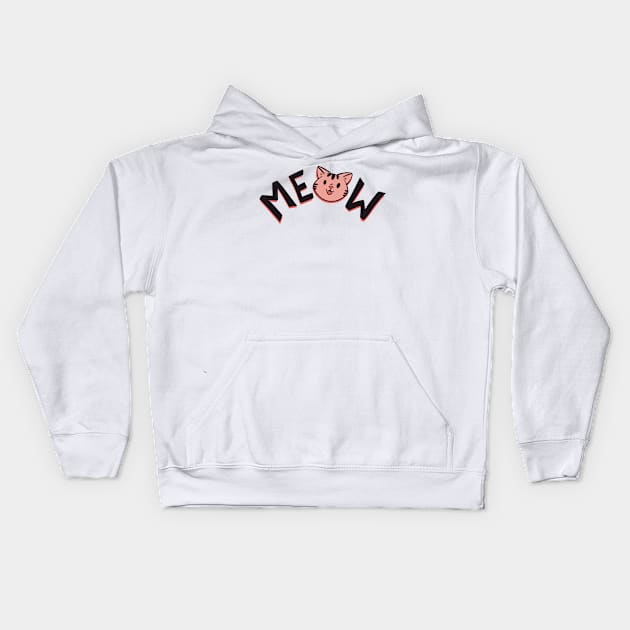 Meow Kids Hoodie by StarsDesigns